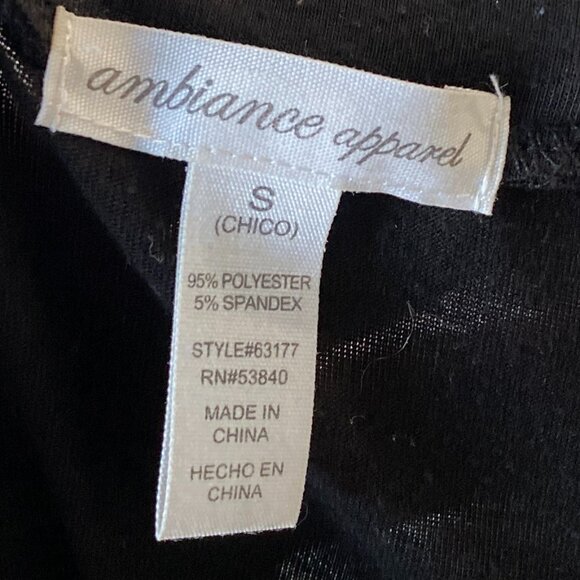 Ambiance Apparel Black Maxi Skirt | Size S | Stretch Knit Lounge Skirt | Soft - Picture 4 of 5